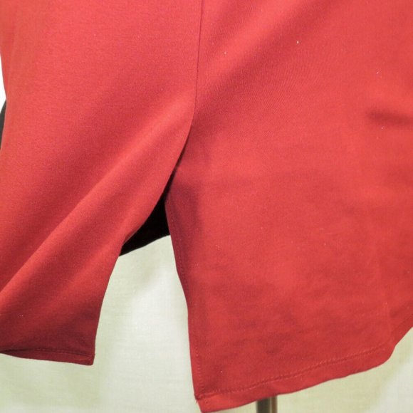 Torrid Plus Size 28 Red/Black Ponte Knit Bodycon Dress, NWT - Picture 5 of 7